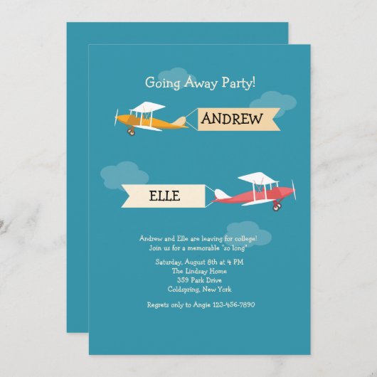 Invitation À L'École (Devant / Derrière)