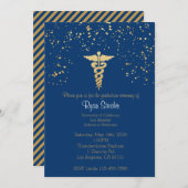 Invitation à l'École de médecine - Marine (Devant / Derrière)