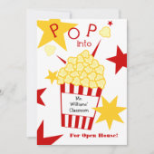 Invitation à l'école ouverte - Popcorn (Devant)