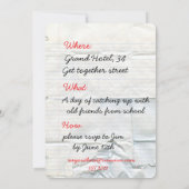 Invitation à l'écriture manuscrite et aux portable (Dos)