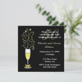 Invitation à l'élégant anniversaire du Mariage fes (Debout devant)