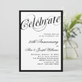 Invitation à l'élégante fête de l'Anniversaire Noi (Debout devant)