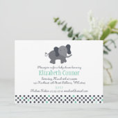 invitation à l'éléphant (anniversaire ou baby show (Debout devant)