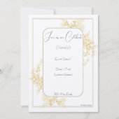 Invitation à l'engagement de mariage (Devant)