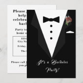 Invitation à l'enterrement de vie de garçon (Devant / Derrière)