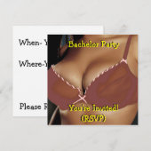 Invitation à l'enterrement de vie de garçon (Devant / Derrière)