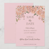 Invitation à l'épargne à la date de la flûte (Devant / Derrière)