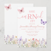 Invitation à l'épingle de Fleur sauvage RN (Devant / Derrière)