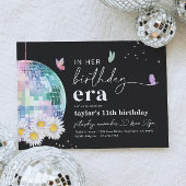 Invitation à l'époque de l'anniversaire