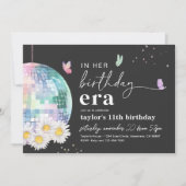 Invitation à l'époque de l'anniversaire (Devant)