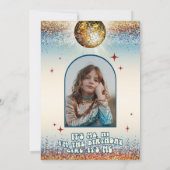 Invitation à l'époque de mon anniversaire - Ado fi (Dos)