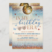 Invitation à l'époque de mon anniversaire - Ado fi (Devant / Derrière)