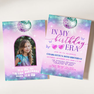 Invitation à l'époque de mon anniversaire - Ado fi