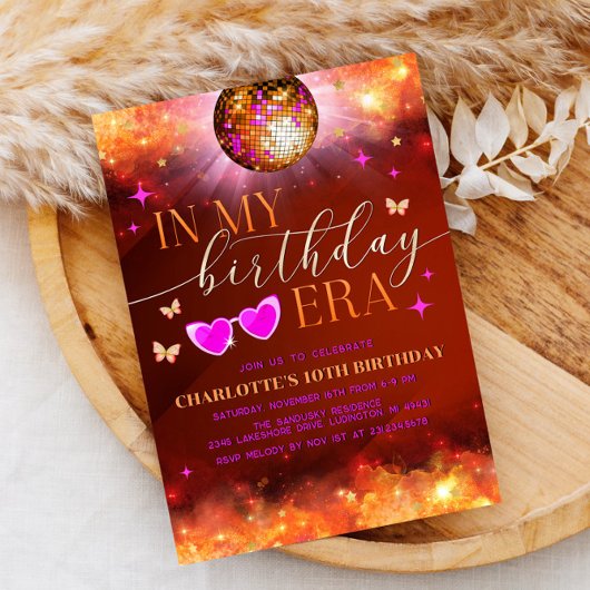 Invitation à l'époque de mon anniversaire - Ado fi