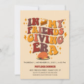 Invitation À l'époque de mon Friendsgiving rétro (Devant)