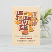 Invitation À l'époque de mon Friendsgiving rétro (Debout devant)