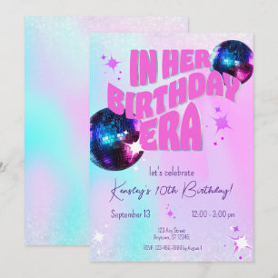 Invitation À L'Époque De Son Anniversaire