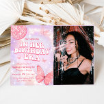 Invitation À l'époque de son anniversaire 18e fête d'annivers<br><div class="desc">Invitation à la fête du 18e anniversaire</div>