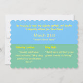 Invitation à l'équinoxe du printemps pour un événe (Dos)