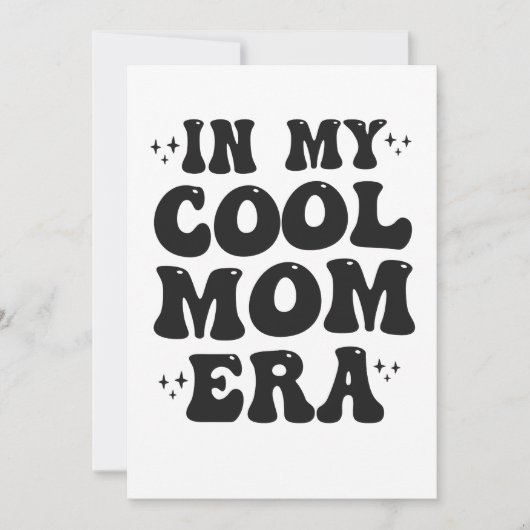 Invitation À l'ère de ma mère cool Groovy Drôle Fête des mère (Devant)