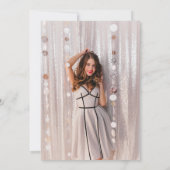 Invitation À l'ère de mon anniversaire, fête de l'ère, fête d (Dos)