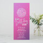 Invitation À l'ère de mon anniversaire, fête de l'ère, fête d (Debout devant)