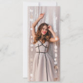 Invitation À l'ère de mon anniversaire, fête de l'ère, fête d (Dos)