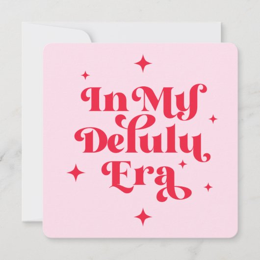 Invitation À l'ère de mon Delulu (Devant)