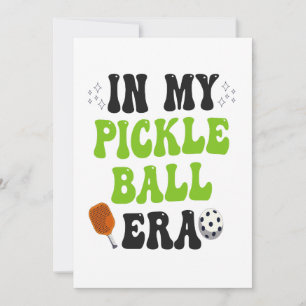 Invitation À l'ère de mon PickleBall Cadeau drôle de sport gr