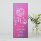 Invitation À l'ère de son anniversaire, fête de l'ère, fête d (Debout devant)