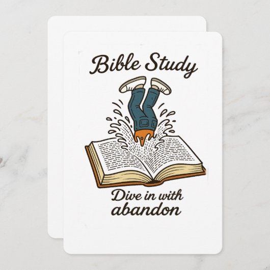 Invitation à l'étude biblique (Devant / Derrière)