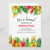 Invitation à l'évasion tropicale (Devant / Derrière)