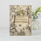 Invitation à l'événement au Pays des Merveilles (Debout devant)