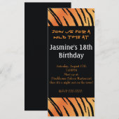 Invitation à l'événement d'anniversaire avec impre (Devant / Derrière)