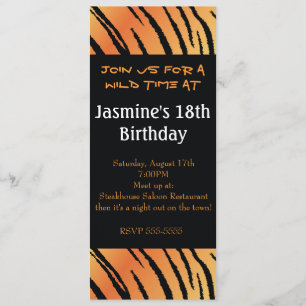 Invitation à l'événement d'anniversaire avec impre