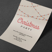 Invitation à l'événement de fête de Noël | Lumière