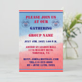 Invitation à l'événement de l'administration de la (Debout devant)