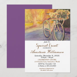 INVITATION À L'ÉVÉNEMENT DE RANDONNÉE À VÉLO DANS 