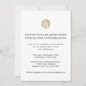 Invitation à l'événement de réseautage professionn (Devant)