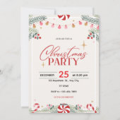 Invitation à l'événement des Fêtes (Dos)
