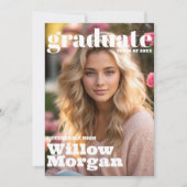 Invitation à l'événement d'obtention d'un diplôme (Devant)