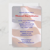 Invitation à l'événement du jour commémoratif, Dra (Dos)