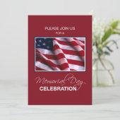 Invitation à l'événement du jour commémoratif, Dra (Debout devant)