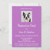 *~* Invitation à l'événement du mignon Bouledogue (Dos)