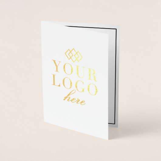 Invitation à l'événement personnalisé Gold Corpora (Devant)