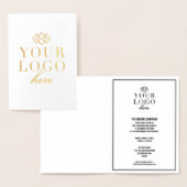 Invitation à l'événement personnalisé Gold Corpora (Affichage)