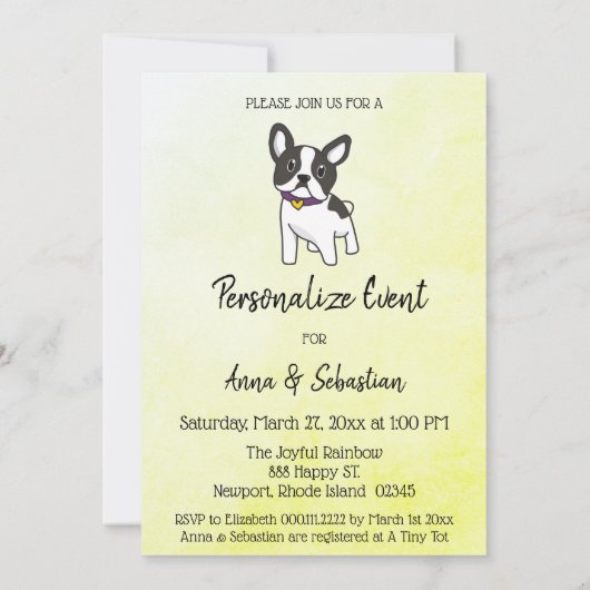 *~* Invitation à l'événement pour adorables Bouldo (Dos)