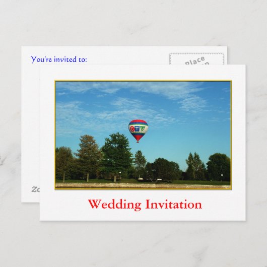 Invitation à l'événement, riverside (Devant / Derrière)