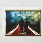 invitation à l'événement vip cravate noire de tapi (Devant)