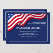 Invitation à lever des fonds pour le drapeau améri (Devant / Derrière)